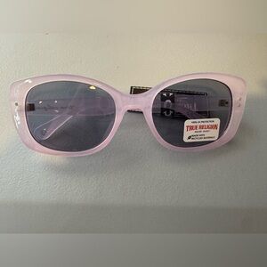 Very cool Deadstock True religion silver sunglasses CRYSTAL SHIELD SUNGLASSES main image 2